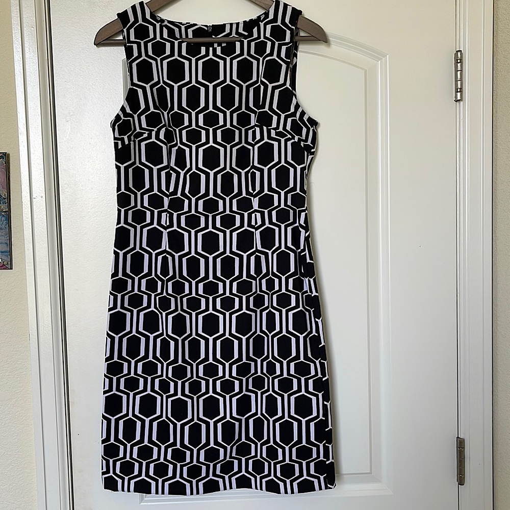 Black and white dress